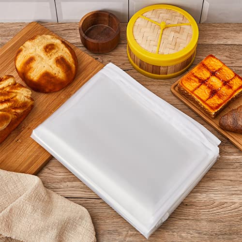 Bun Pan Rack Cover Bakers Rack Cover 20 Tier Sheet Pan Rack Cover for Home Kitchen Restaurant Bakery 28" L x 23" W x 61" H, Clear (1 Pc)
