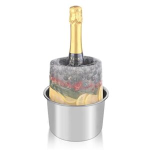 champagne ice bucket, wine chiller ice mold, bucket ice mold, diy kinds of ice buckets you like, easily make a variety of exquisite champagne wine buckets, beautiful decoration to your party.