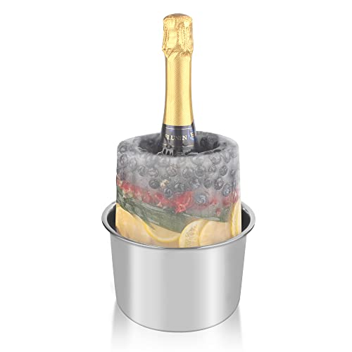 Champagne Ice Bucket, Wine Chiller Ice Mold, Bucket Ice Mold, Diy Kinds of Ice Buckets You Like, Easily Make a Variety of Exquisite Champagne Wine Buckets, Beautiful Decoration to Your Party.