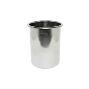 TrueCraftware – 3-1/2 Qt. Stainless Steel Bain Marie Pot -for Sauces Warmer and Soup Chafer Applicable to Catering Buffet Parties Banquets Commercial Use