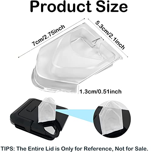 Spout Cover Replacement Compatible with Ninja Blender Replacement Parts, Pour Spout Cover Flap Lid for Ninja Blender Lid for 72 oz Pitcher, Compatible with Ninja Blenders BL500-bl781 and NJ600-nj602