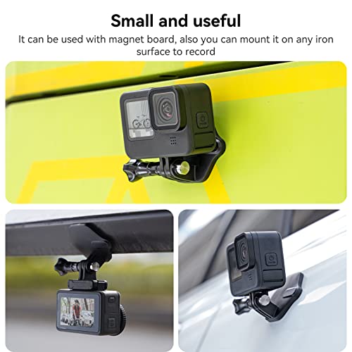 REYGEAK Magnetic Mount Neck Strap Necklace Lanyard, 360° Chest Body Strap Accessories Vehicle Boat Tube Attachment for GoPro Max Hero 11 10 9 8 7 6 Insta360 X2 X3 DJI Action 2 3