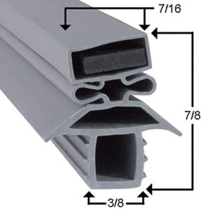 Traulsen RHT232WUT Gasket Magnetic Door Seal - 23 1/2 x 59 1/2 Compatible with Traulsen part # SER-27566-00