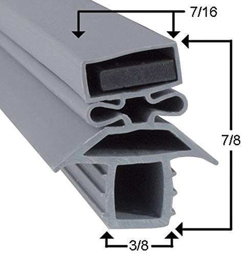 Traulsen RHT232WUT Gasket Magnetic Door Seal - 23 1/2 x 59 1/2 Compatible with Traulsen part # SER-27566-00