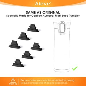 AIEVE 6 Pack Replacement Stopper Compatible for Contigo West Loop Autoseal Travel Coffee Mug, Rubber Lid Stopper for Contigo West Loop Coffee Mug, Replacement Parts for Contigo West Loop Tumbler