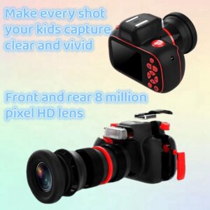 COSMER Kids DSLR Camera,Digital Video Camera for Kids with Rotable Zoom Lens,Best Christmas Birthday Gifts for 4 5 6 7 8 9 10 11Years Old Boys Girls,with 64G SD Card