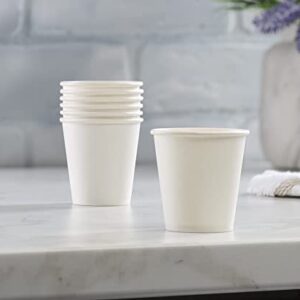 Prestee 1000 Pack 3oz Small Paper Cups - Disposable Paper Cups, Paper Coffee Cups for Espresso Hot Cups, Disposable Mini Bathroom Cups, Disposable Mouthwash Cups, Small Snack Cups for Water Small Cups