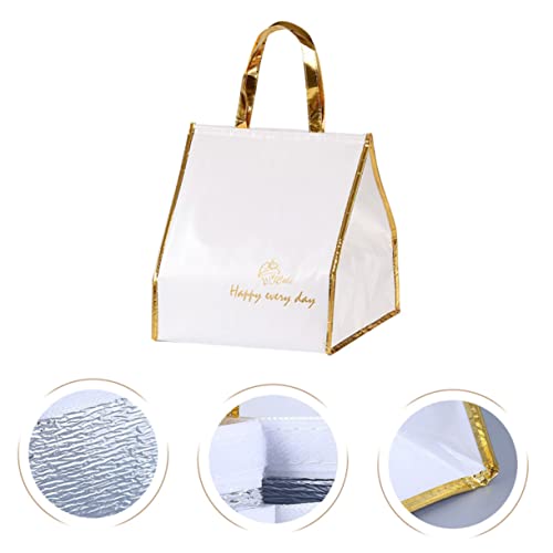 Anneome 2pcs Pie Takeaway Carrier Home Zipper Delivery Bags Pizza Restaurants Warmer Picnics Catering Insulated Cold Portable Foldable Cooler Thermal Duty Inch Camping Food Transport Bag