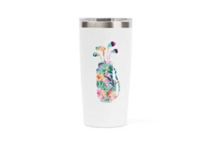 seymour butz golf gifts for women - insulated 20 oz wine, coffee drink tumbler- gift for woman golfer