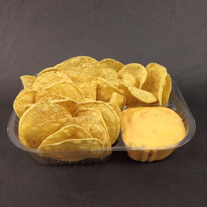 50 Plastic Nacho Trays Disposable | Large 6.5 X 5 – 20 oz Nacho Containers | Bulk Carnival Food Chips Container | 2 Compartment Concession Stand Trays | Clear Snack Bowls Plates Holder Party Supplies