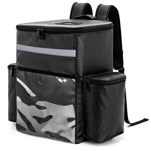 trunab 31l leakproof food delivery backpack waterproof cooler backpack for beach, picnic, camping, uber eats, doordash