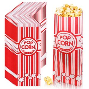 200 pieces popcorn bags 2 oz disposable paper popcorn bags popcorn machine accessories for movie night, carnival, party, theater, and snack bars