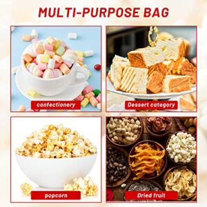 200 Pieces Popcorn Bags 2 Oz Disposable Paper Popcorn Bags Popcorn Machine Accessories for Movie Night, Carnival, Party, Theater, and Snack Bars