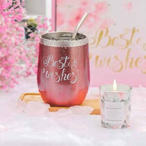 Birthday Gifts For Women, masso Gifts for Women Mom Her, Mothers Day Gifts for Mom with Wine Tumbler Spa Gift for Mom Best Friends Birthday Box Gifts for women Girlfriend get well soon gifts for women