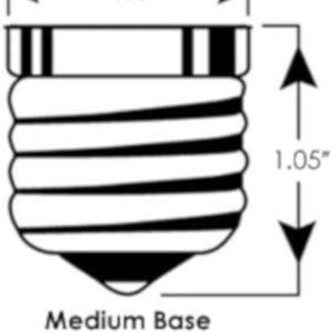 (4 Pack) Replacement for Hatco 02.30.265 02.30.265.00-110 120 130 Volts 40W 40 Watts - Safety Coated Shatterproof Heat Lamp Light Bulb - Hatco 02.30.265.04 Hatco 02.30.265.12 - Goodjayco (4 Pack)