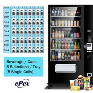 EPEX Beverage Vending Machine with Elevator Delivery Temp Control