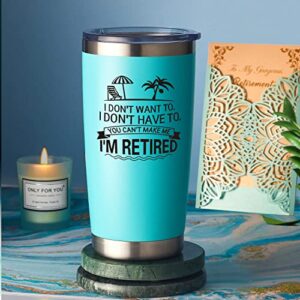 Retirement Gifts for Women 2023, Happy Retirement Gifts for Women, Men, Coworker, Retired Friends, Sisters, Colleague, Mom, Aunt, Teachers, Nurses, RetireeBoss, Grandma, Retirees - 20 oz Tumbler