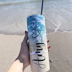 Tumbler | Personalized Gifts | 20oz Tumblers | Personalized Tumblers | Stainless Steel Tumblers | Travel Cup | Travel Essentials| Personalized Gifts for men | Bridesmaid Gifts | Beach Accessories