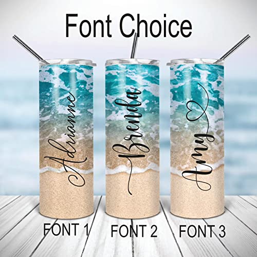 Tumbler | Personalized Gifts | 20oz Tumblers | Personalized Tumblers | Stainless Steel Tumblers | Travel Cup | Travel Essentials| Personalized Gifts for men | Bridesmaid Gifts | Beach Accessories