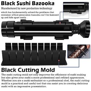 FUNGYAND Sushi Making Kit, 27 Pcs Pro Sushi Kit Includes Bazooka Roller, Cutting Mold, Bamboo Mats, Musubi Maker, Nigiri Mold, Sushi Knife, Chopsticks, Sauce Dishes, & More All-in-One DIY Sushi Gift