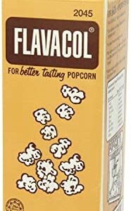 35oz Carton of Flavacol with 10oz Stainless Steel Shaker