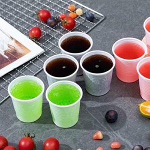 SIUQ 1500 Pack 3 oz Plastic Cups,Disposable Bathroom Cups,Mouthwash Cups,Small Jello Shot Cups for Tasting,Drinking,Party,Food Sample,Picnic,BBQ,Travel and Event (White)