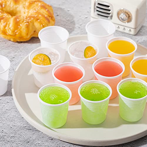 SIUQ 1500 Pack 3 oz Plastic Cups,Disposable Bathroom Cups,Mouthwash Cups,Small Jello Shot Cups for Tasting,Drinking,Party,Food Sample,Picnic,BBQ,Travel and Event (White)