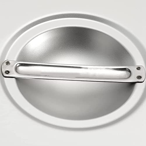 OWLEEN 6 Pack Anti-Jam Slotted Hotel Pans with Lids, 1/6 Size 4 Inch Deep, Commercial 18/8 Stainless Steel Table Food Pan