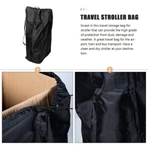 Toddmomy Stroller Travel Bag, Car Seat Travel Bag Stroller Gate Check Bag with Shoulder Straps for Airplane Travel