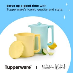 Tupperware Heritage Pitcher Set in Vintage Colors - Dishwasher Safe & BPA Free - (Set of 2)