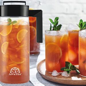 JavaSun Deluxe Iced Tea Maker, Large 2 quarts, Pitcher, Iced Tea Jug, BPA Free