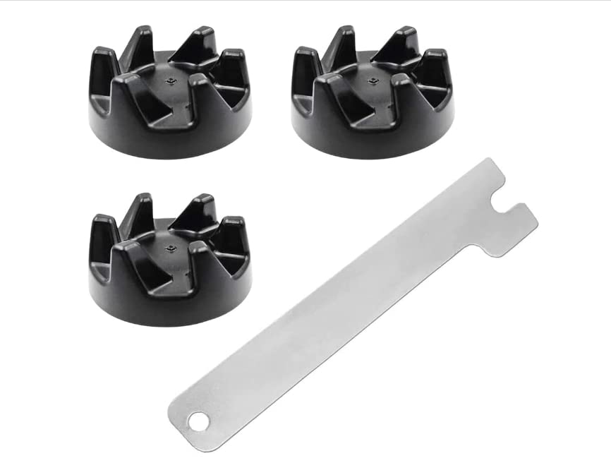 3 Packs SIGRIPEA Blender Coupler for KitchenAid 9704230 Blender Coupling Replacment Parts with 1 Wrench Compatible with KitchenAid WP9704230VP WP9704230