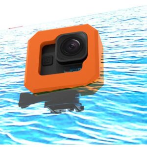 coyktonty orange floaty case for gopro hero 11 black mini camera accessories diving floating protective cover for gopro 11black mini case
