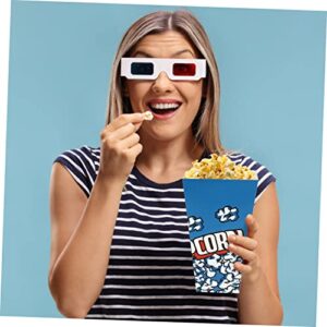 Kisangel 100pcs Popcorn Boxes Popcorn Popcorn Box Snack Box Container Microwave Containers Popcorn Holders Popcorn Treat Boxes Fresh Popcorn Box Popcorn Boxes for Party Paper Popcorn Box