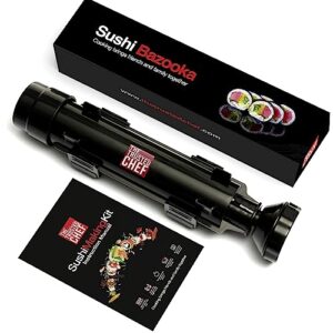 sushi bazooka sushi maker– the trusted chef - it's the magic wand. our bazooka sushi maker comes with step by step instructions, video and recipes to get you started. a great gift too