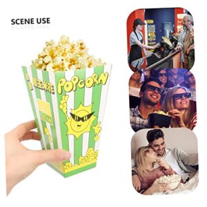 Gogogmee Food Containers Snack Box Container 100pcs Popcorn Boxes Ornament Container Popcorn Cases Popcorn Bucket Food Box Set Snack Paper Snack Container Snack Containers