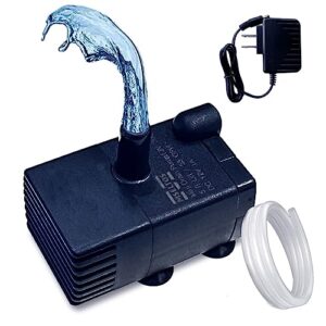 mseltos drain pump for commercial ice maker, 5 ft lift, 55 gph removable condensate pump for portable ac unit, air conditioner, dehumidifier, ice machine, 110v ~ 240v, automatic submersible water pump