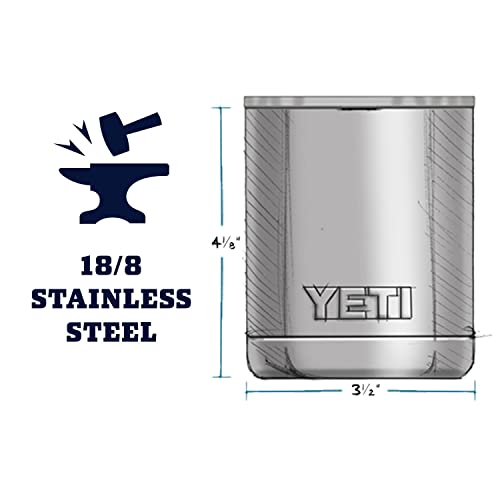 YETI Stainless Steel Rambler Drinking_Cup Lowball, Vacuum Insulated, with MagSlider Lid, 10 Ounces, Desert Clay