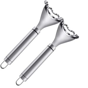 2pcs corn planer cutter thresher peeler, corn thresher cob stripper tool,stainless steel corn thresher