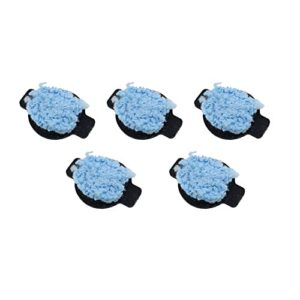 teckeen 5pcs robotic wet sponges water wick cap kit for irobot for braava 380 380t 320 mint 4200 4205 5200 5200c