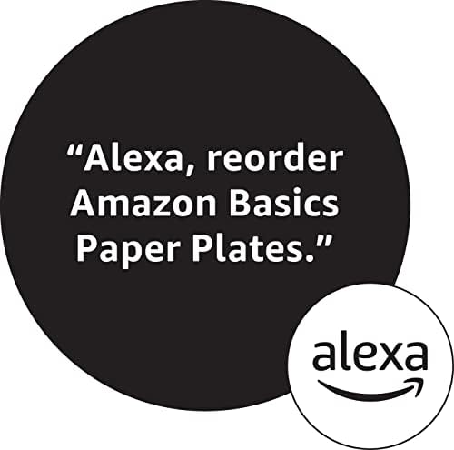 Amazon Basics Everyday Paper Plates, 9 Inch, Disposable, 100 Count