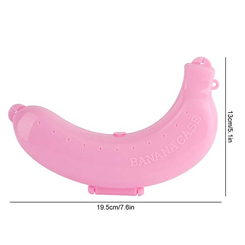 Banana Protector Box, Premium Material Ergonomic Good Design Easy To Use for Home (Pink)