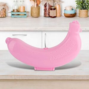 Banana Protector Box, Premium Material Ergonomic Good Design Easy To Use for Home (Pink)
