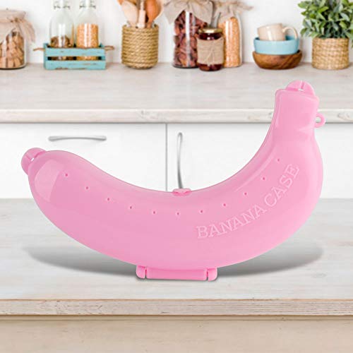 Banana Protector Box, Premium Material Ergonomic Good Design Easy To Use for Home (Pink)