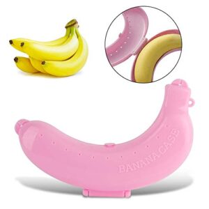 Banana Protector Box, Premium Material Ergonomic Good Design Easy To Use for Home (Pink)