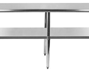 Commercial Stainless Steel Food Prep Work Table 18”x96”