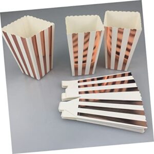 Snack Containers 24pcs Popcorn Boxes Party Paper Box Popcorn Holder Bags Popcorn Party Paper Supplies Mini Popcorn Boxes Box of Paper Birthday Party Paper Supplies Container