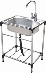 lanado kitchen sink, stainless steel sink for laundry, simple household laundry sink with faucet, suitable for hotel restaurant kitchens