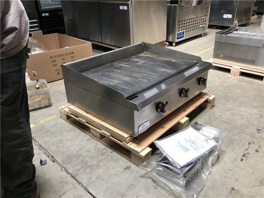 Commercial Griddle Manual 36" Countertop Natural Gas - 90000 BTU NSF CD-MG36