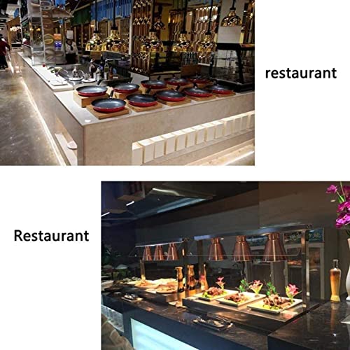 FUNNYBSG Food Warmer Lamp Food Heat Lamp Warmer Buffet Table Lamp Buffet Exhibition Heating Conservation Lights